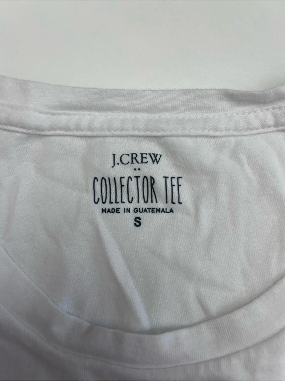 J Crew Collector Tee, White 